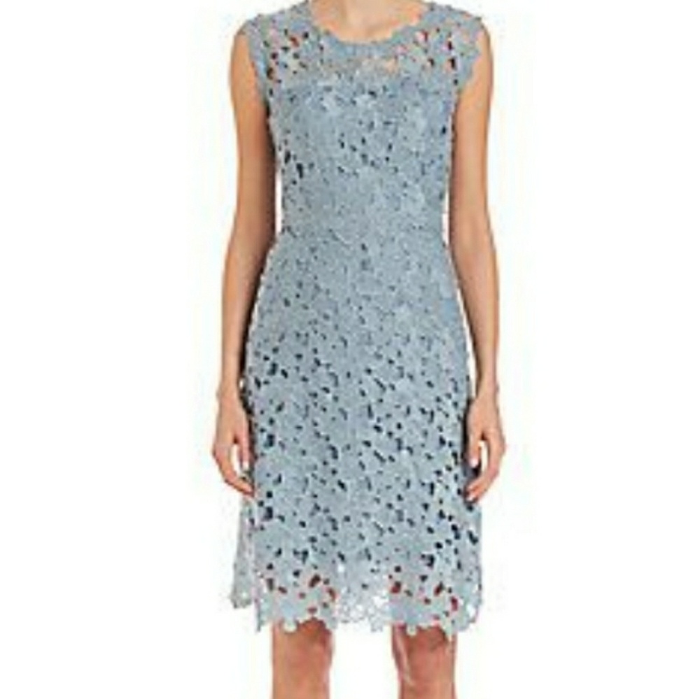 NWT Elie Tahari Ophelia Floral lace overlay midi